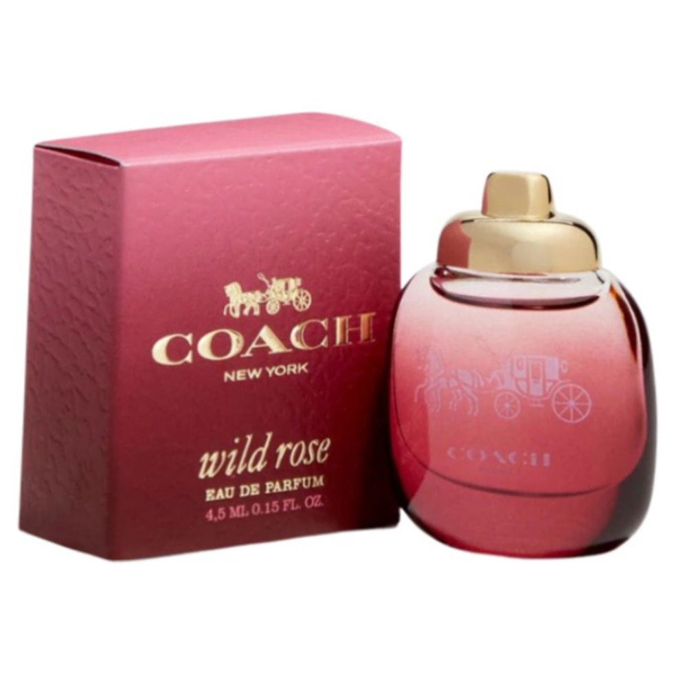 COACH Wild Rose Women Eau De Parfum size 4.5ml Mini NWT - Picture 5 of 8